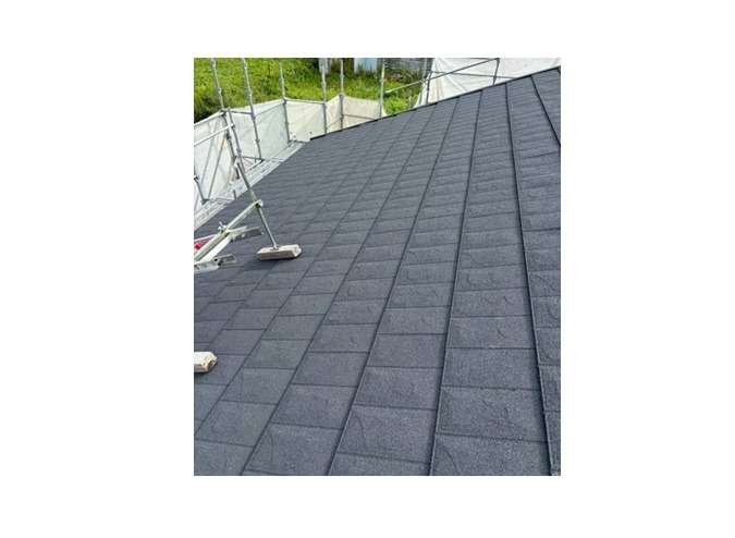 屋根カバー工事　完成です。