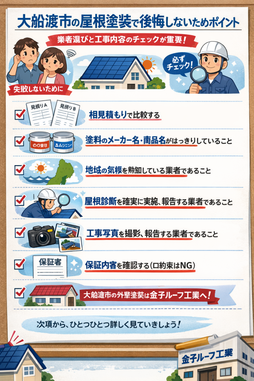 大船渡市の外壁塗装で後悔しないための知識を備えよう