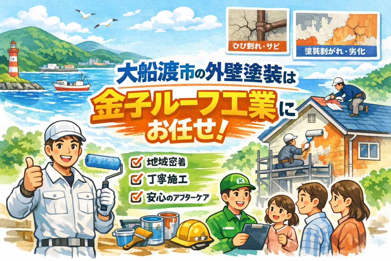 大船渡市の外壁塗装業者はどう選ぶ？